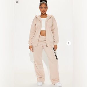 Fashion Nova Fleece pantset
